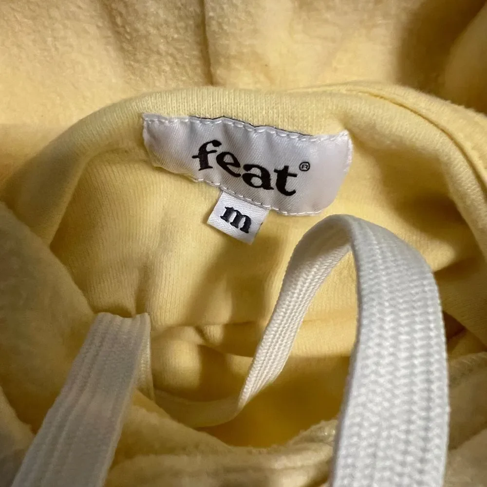 Women's Yellow Hoodie - Picture 3 of 6